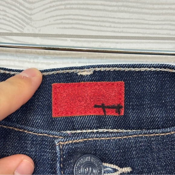 MOTHER Insider Crop Step Fray Speed Racer Jeans Size 29 - Picture 7 of 14